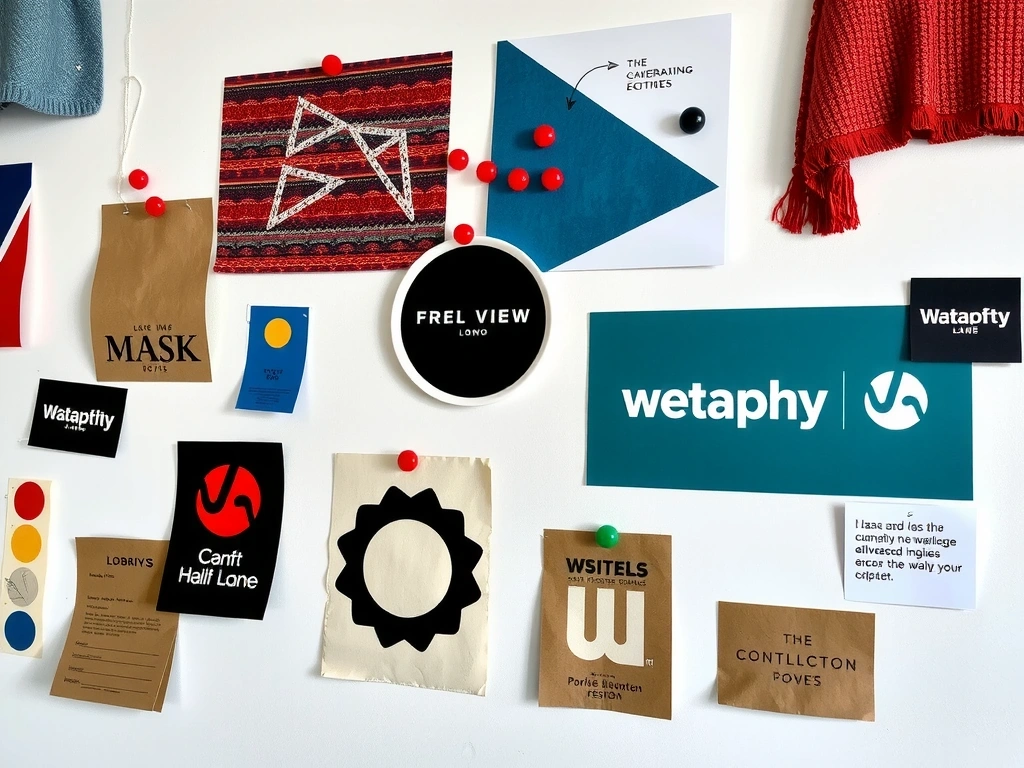 Research wall close-up