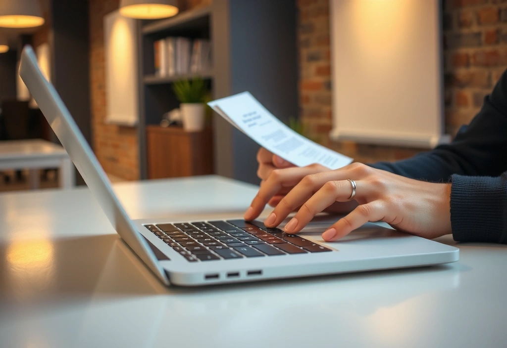 Laptop keyboard with warm lighting