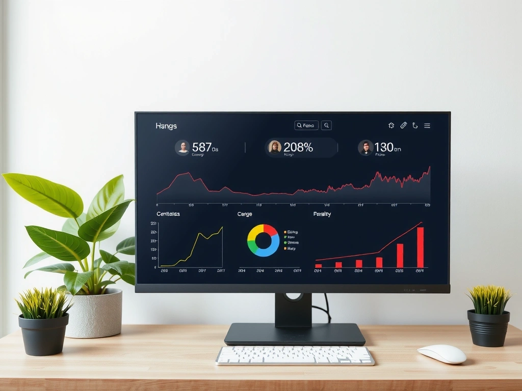 Financial dashboard interface